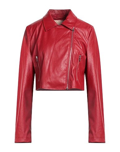 TWINSET COATS & JACKETS Brick red 100% Polyester