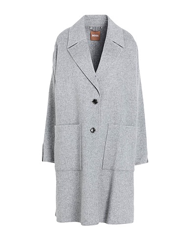 BOSS Cappotto Grigio chiaro 50% Lana, 25% Poliammide, 25% Viscosa