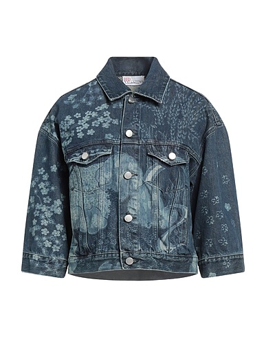 REDValentino Denim jacket Blue 100% Cotton