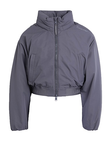 CALVIN KLEIN Shell jacket Lead 100% Polyester