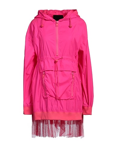 REDValentino Full-length jacket Fuchsia 100% Polyamide, Polyester, Elastane