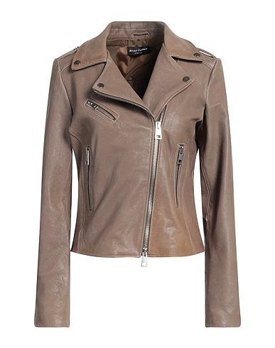 STREET LEATHERS Biker jacket Taupe Soft Leather