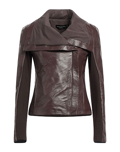 STREET LEATHERS Jacke Braun Leder