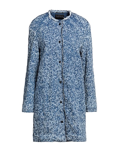 KARL LAGERFELD Full-length jacket Light blue 98% Cotton, 2% Elastane
