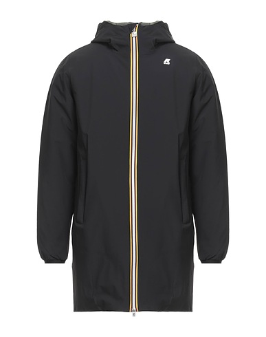 K-WAY Full-length jacket Black 92% Nylon, 8% Elastane