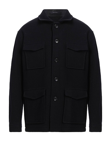 TAGLIATORE Jacket Midnight blue 78% Wool, 22% Polyamide
