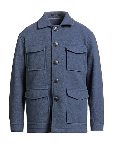 TAGLIATORE Jacket Slate blue 78% Wool, 22% Polyamide