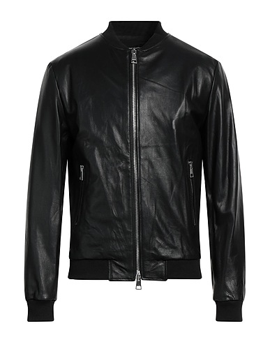 STREET LEATHERS Кожаная куртка Чёрный 100% Кожа