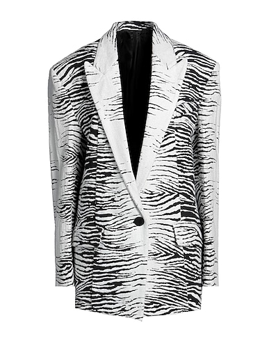 THE ATTICO Giacca Bianco 49% Cotone, 34% Viscosa, 14% Poliammide, 3% Poliestere