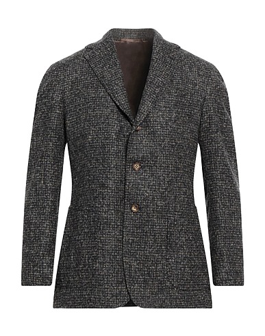 STILE LATINO Blazer Charcoal 80% Alpaca wool, 20% Polyamide