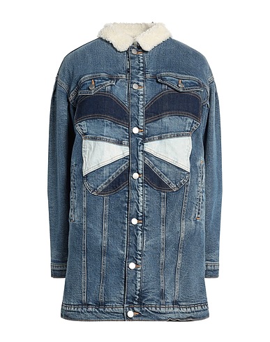 REDValentino Denim jacket Blue 99% Cotton, 1% Elastane