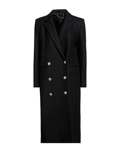 PHILIPP PLEIN Coat Black 75% Virgin Wool, 20% Polyamide, 5% Cashmere