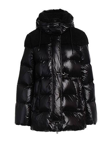 FAY Shell jacket Black 100% Polyamide, Polyester, Virgin Wool