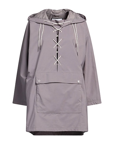 BARBOUR by ALEXACHUNG Jacket Grey 55% Polyester, 45% Cotton, Polyurethane