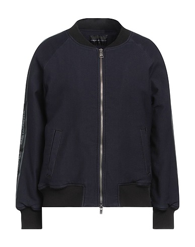 KARL LAGERFELD Bomber Midnight blue 68% Cotton, 25% Polyamide, 5% Lyocell, 2% Elastane