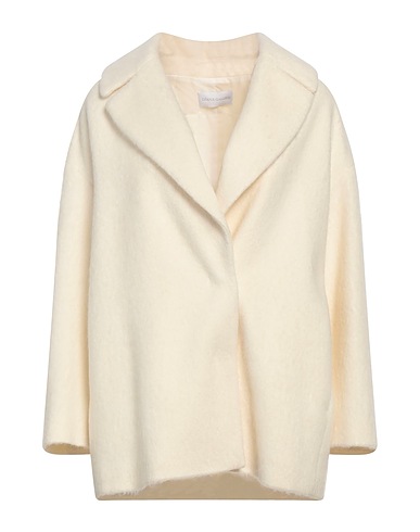 DIANA GALLESI Cappotto Panna 44% Acrilico, 27% Poliestere, 17% Lana, 9% Cotone, 3% Altre Fibre