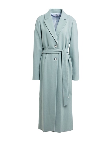 DIANA GALLESI Coat Sage green 75% Virgin Wool, 25% Polyamide