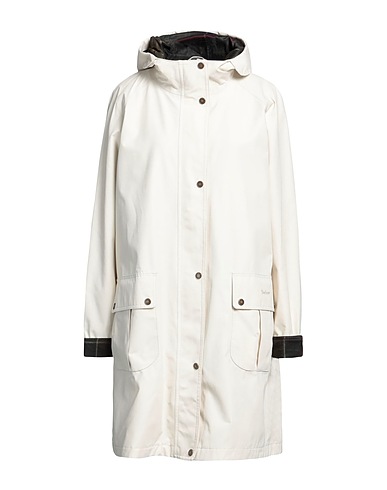 BARBOUR Full-length jacket Cream 55% Polyester, 45% Cotton, Polyamide
