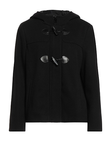 DIANA GALLESI Coat Black 100% Polyester