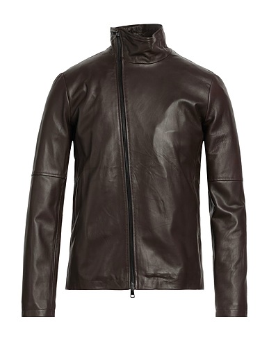STREET LEATHERS バイカージャケット ダークブラウン 革