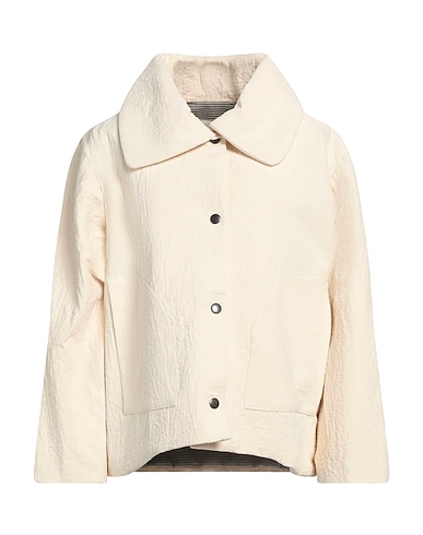 EVEN IF Full-length jacket 56% Cotton, 44% Linen