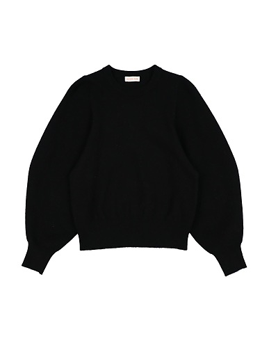 SIMPLE KIDS Sweater Black 44% Acrylic, 26% Textile fibers, 25% Nylon, 5% Wool