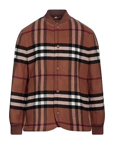BURBERRY Cappotto Marrone 98% Cotone, 2% Poliammide