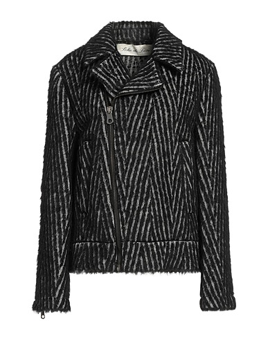 SOHO DE LUXE Coat Black 34% Wool, 32% Cotton, 19% Polyester, 15% Alpaca wool