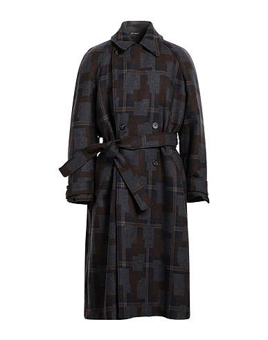 EMPORIO ARMANI Coat Navy 90% Wool, 10% Cashmere