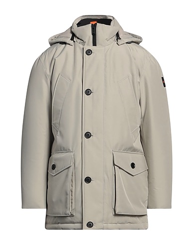 BOSS Coat Sage green 100% Polyester, Polyamide, Elastane