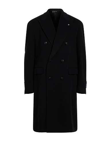 TAGLIATORE Coat Black 90% Virgin Wool, 10% Cashmere