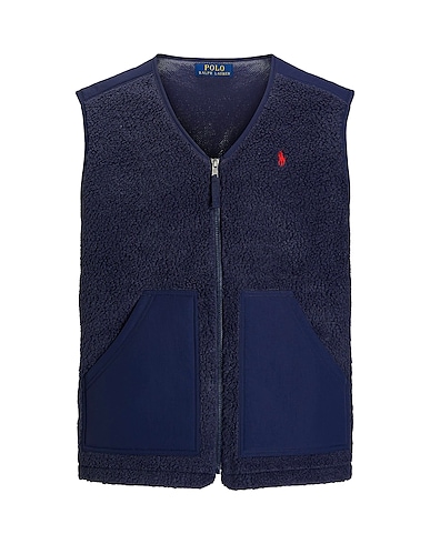 POLO RALPH LAUREN Kunstpelz WIND-BLOCKING HYBRID VEST
 Marineblau 48% Polyester, 32% Acryl, 20% Recyceltes Polyester