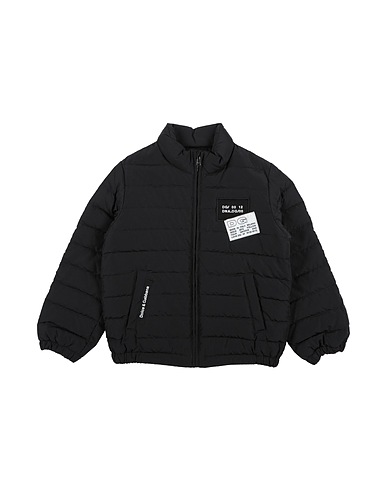 DOLCE&GABBANA Shell  jacket Black 100% Polyester, Cotton, Polyurethane, Viscose