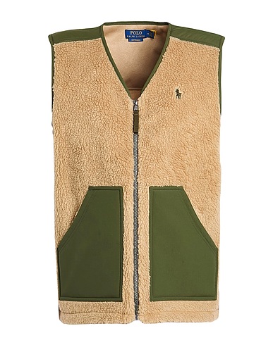 POLO RALPH LAUREN Kunstpelz WIND-BLOCKING HYBRID VEST
 Beige 48% Polyester, 32% Acryl, 20% Recyceltes Polyester