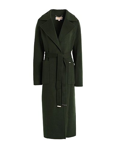 MICHAEL MICHAEL KORS Mantel Dunkelgrün 80% Wolle, 18% Polyester, 2% Andere Fasern