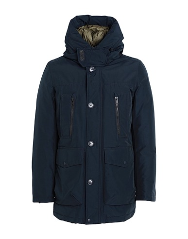 WOOLRICH Shell  jacket RAMAR ARCTIC PARKA  Navy 60% Cotton, 40% Polyamide