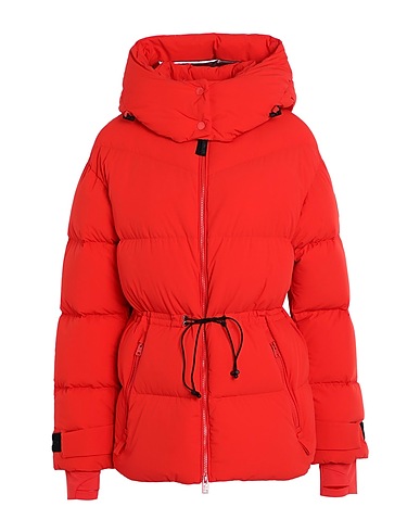 WOOLRICH Shell jacket MATT STRETCH PUFFER JACKET  Orange 86% Polyamide, 14% Elastane