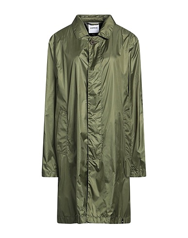 ASPESI Lange Jacke Militärgrün 100% Polyester