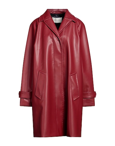 CEDRIC CHARLIER Full-length jacket 85% Polyethylene, 15% Polyurethane