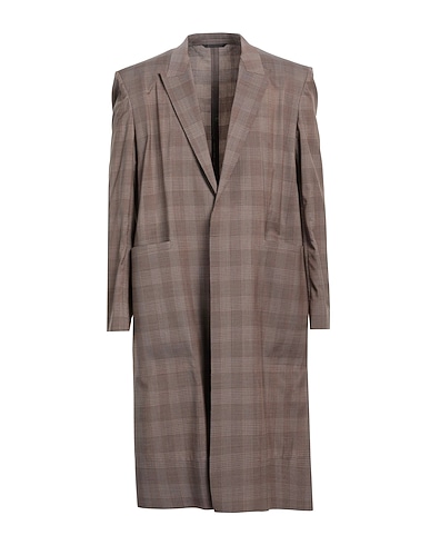 GIVENCHY Full-length jacket Taupe 97% Virgin Wool, 2% Polyamide, 1% Elastane