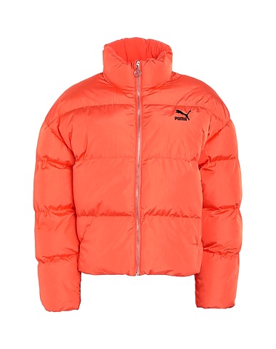 PUMA Shell  jacket Classics Oversized Puffer Jacket
 Orange 100% Nylon