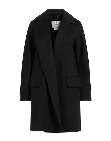 MAX MARA Coat SFILATA Black 90% Virgin Wool, 10% Cashmere