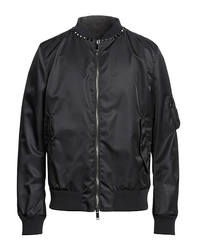 VALENTINO GARAVANI Bomber Black 100% Polyamide, Polyester, Elastane
