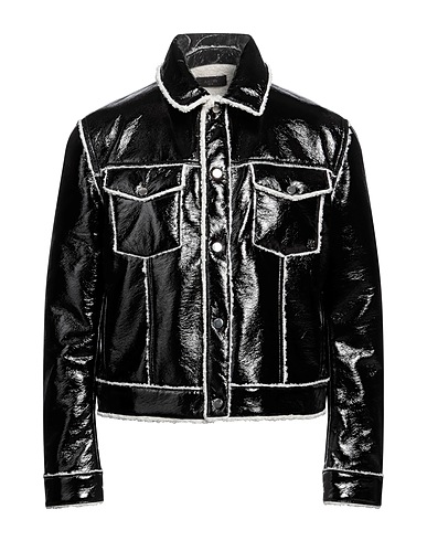 AMIRI Double breasted pea coat Black 84% Polyester, 11% Polyurethane, 5% Other Fibres