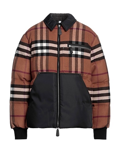 BURBERRY Doudoune Marron 98% Laine, 2% Polyamide, Élasthanne