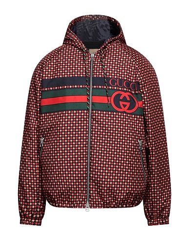 GUCCI Jacke Rot 100% Polyamid, Polyester