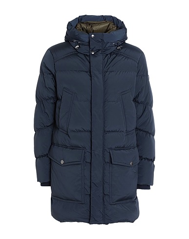 WOOLRICH Steppjacke PREMIUM DOWN PARKA 
 Marineblau 92% Polyamid, 8% Elastan