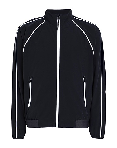 CALVIN KLEIN Jacket Black 86% Polyester, 14% Elastane