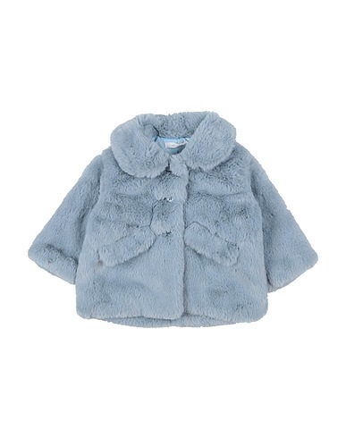 U+É Teddy Coat Pastel blue 100% Polyester