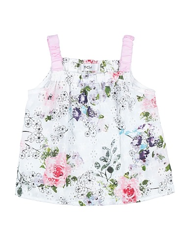 Y-CLÙ Top Bianco 100% Cotone